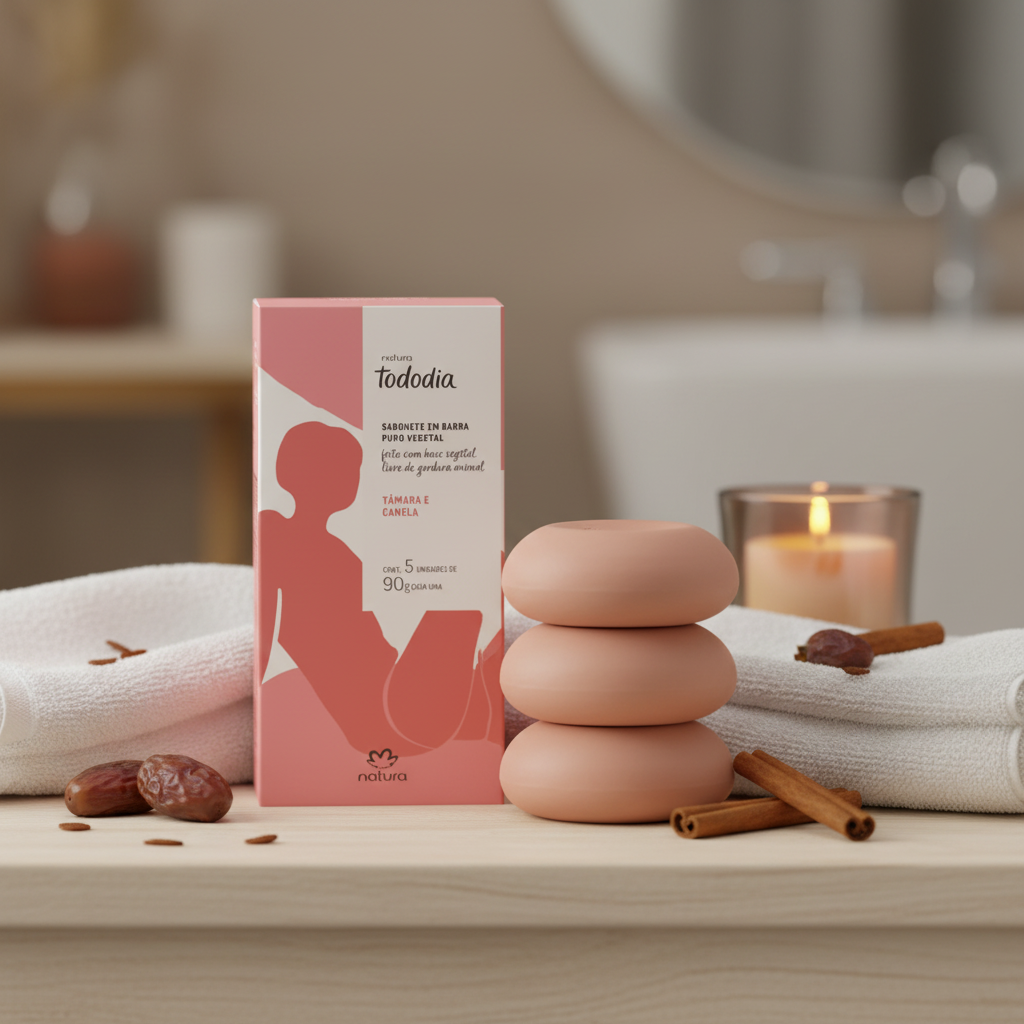 Natura Tododia Sabonete Tâmara e Canela - lifestyle feminino