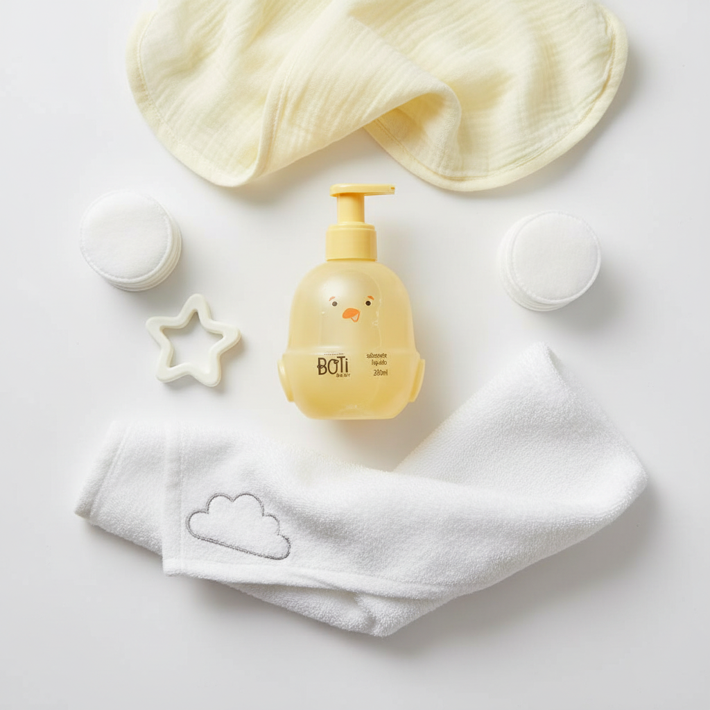 Flat lay doux avec Boti Baby