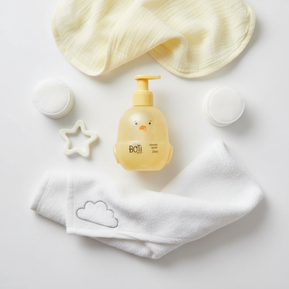 Flat lay doux avec Boti Baby