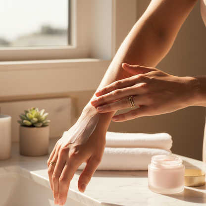 Application de l'huile-en-crème - moment d'utilisation