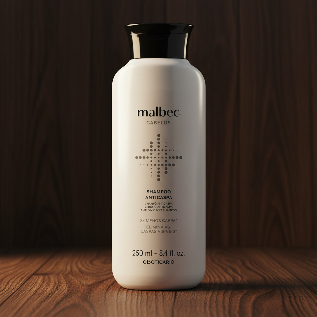 Shampoo Malbec Club Anticaspa 250ml - nogueira