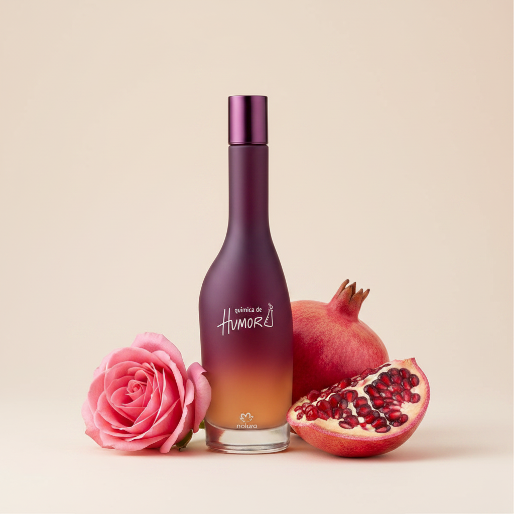 Química de Humor Feminino 75 ml - romã e rosa