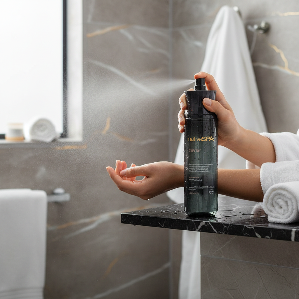 Body Splash Nativa SPA Caviar - Uso Natural