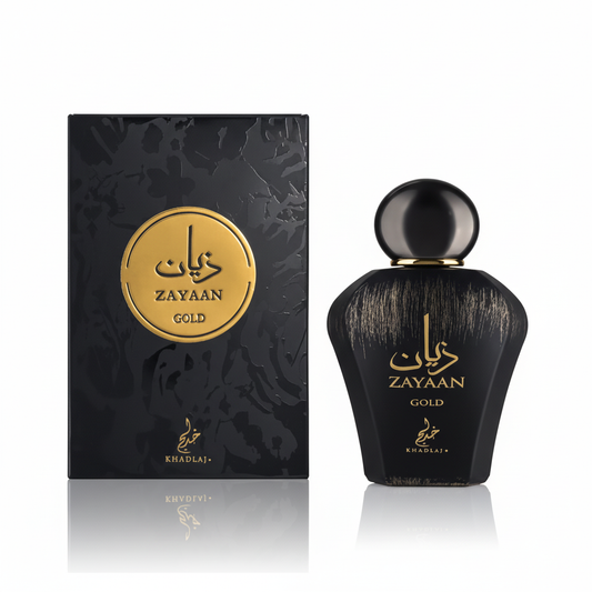 Khadlaj Zayaan Gold Eau De Parfum 100 ml - Vue principale minimaliste fond blanc