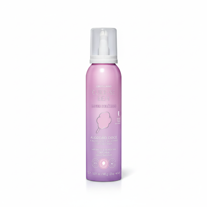 Sabonete em Mousse Corporal Cuide-se Bem Doces Delírios Algodão Doce 180g - fundo branco