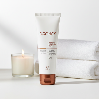 Protetor Facial Chronos FPS 70 - lifestyle skincare