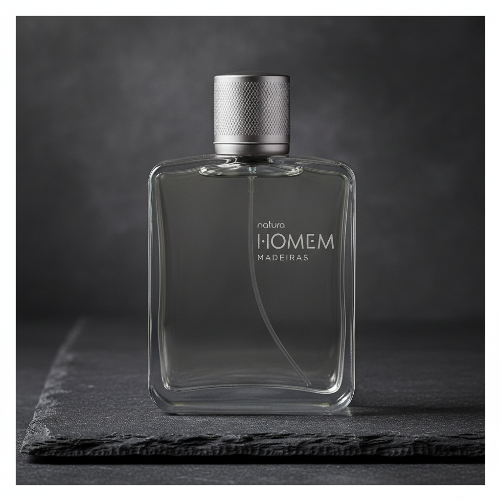 Natura Homem Madeiras 100 ml - superfície ardósia escura