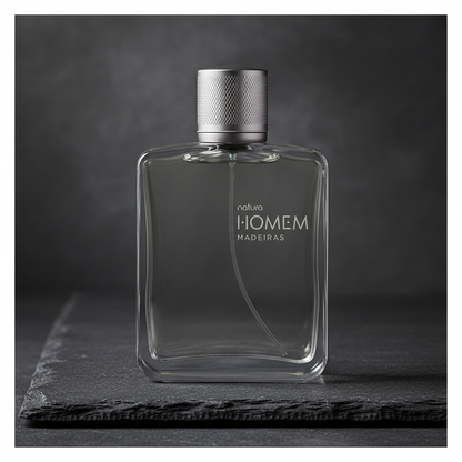 Natura Homem Madeiras 100 ml - superfície ardósia escura