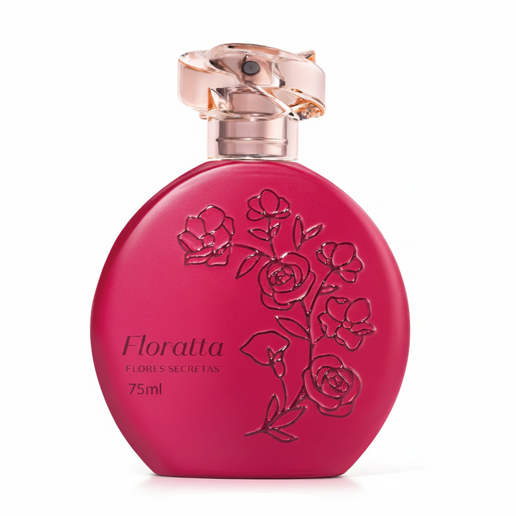 Floratta Flores Secretas Eau de Toilette 75ml - fundo branco