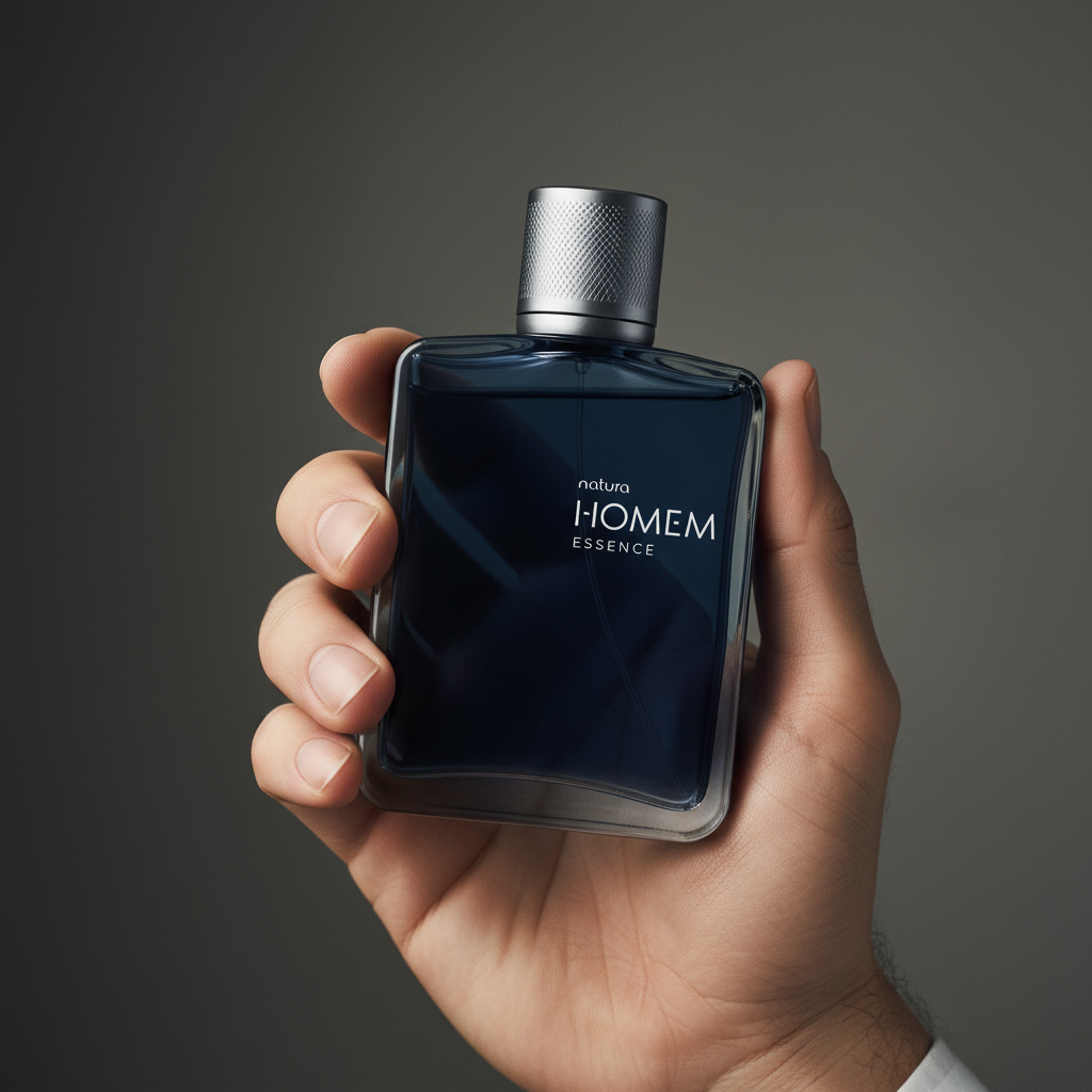 Natura Homem Essence 100ml - mão masculina