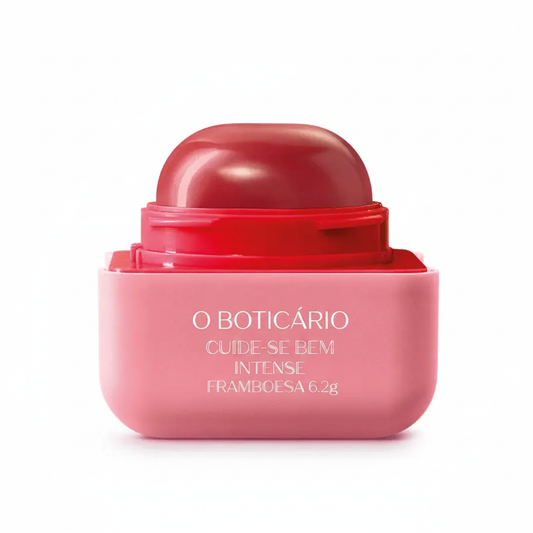 Balm Labial Intense Cuide-se Bem Framboesa fundo branco