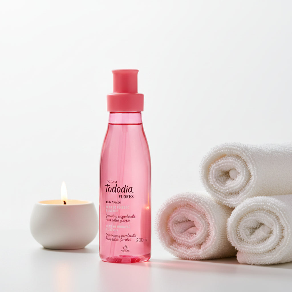 Body Splash Tododia Flores Flor de Pêssego e Jasmin - lifestyle spa