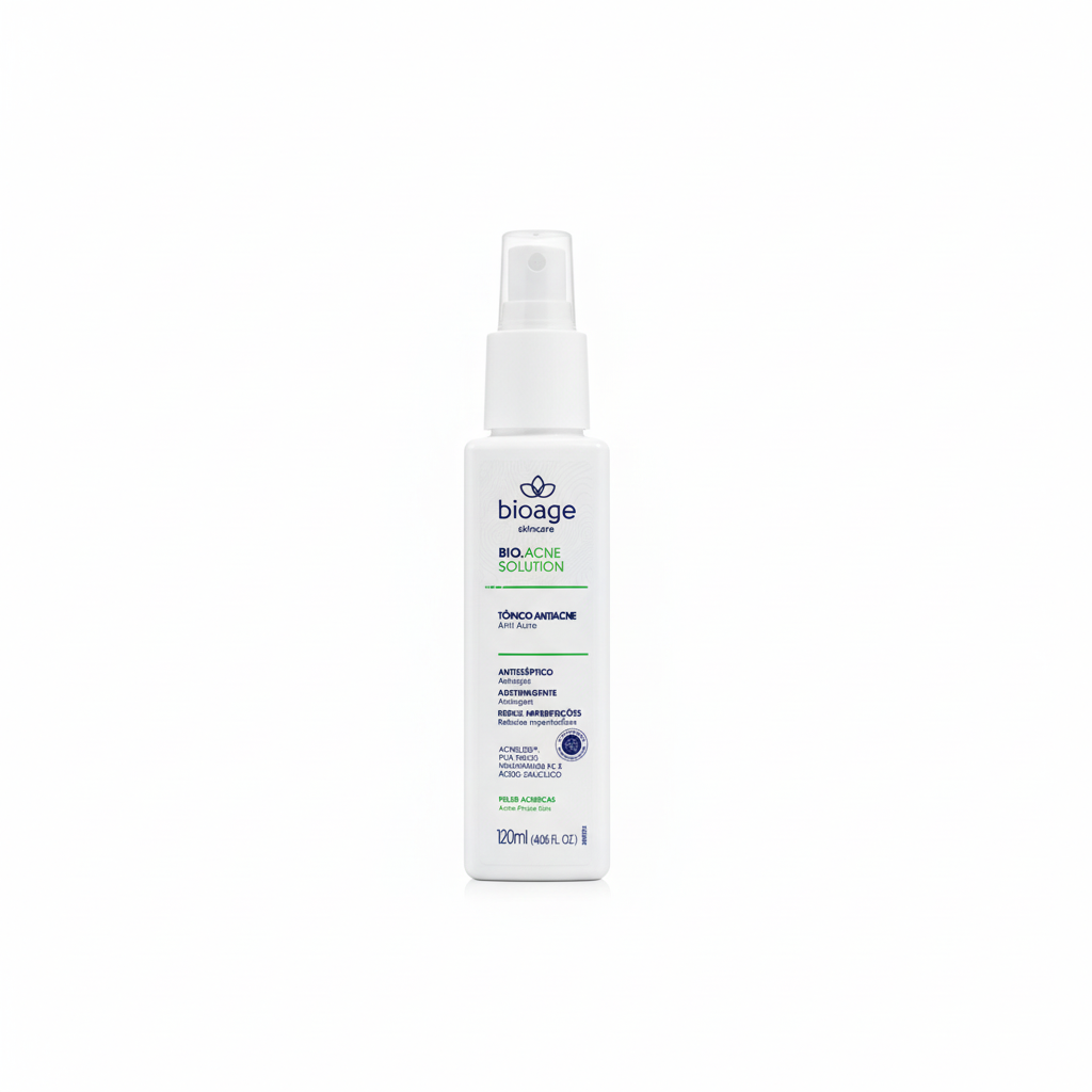 Bioage Bio.Acne Solution Tônico 120ml - fundo branco