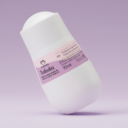 Natura Tododia Desodorante Antitranspirante Amora e Flor de Baunilha 70ml - Hero Shot 45°