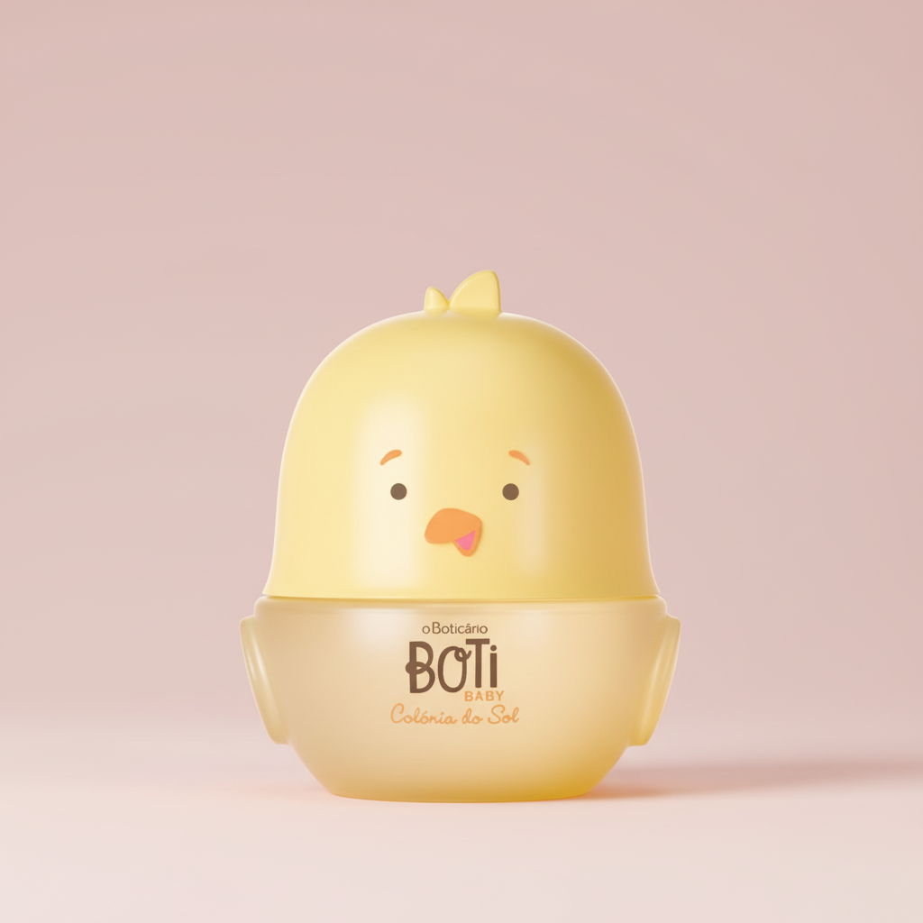 La Boti Baby Colônia Sol 100ml - Fundo Rosa Pastel