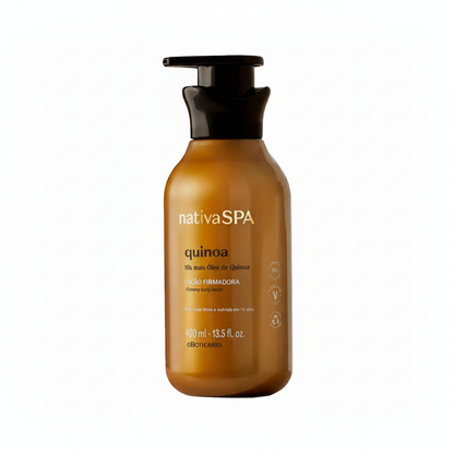 Lotion Raffermissante Nativa SPA Quinoa 400ml - Fundo Branco