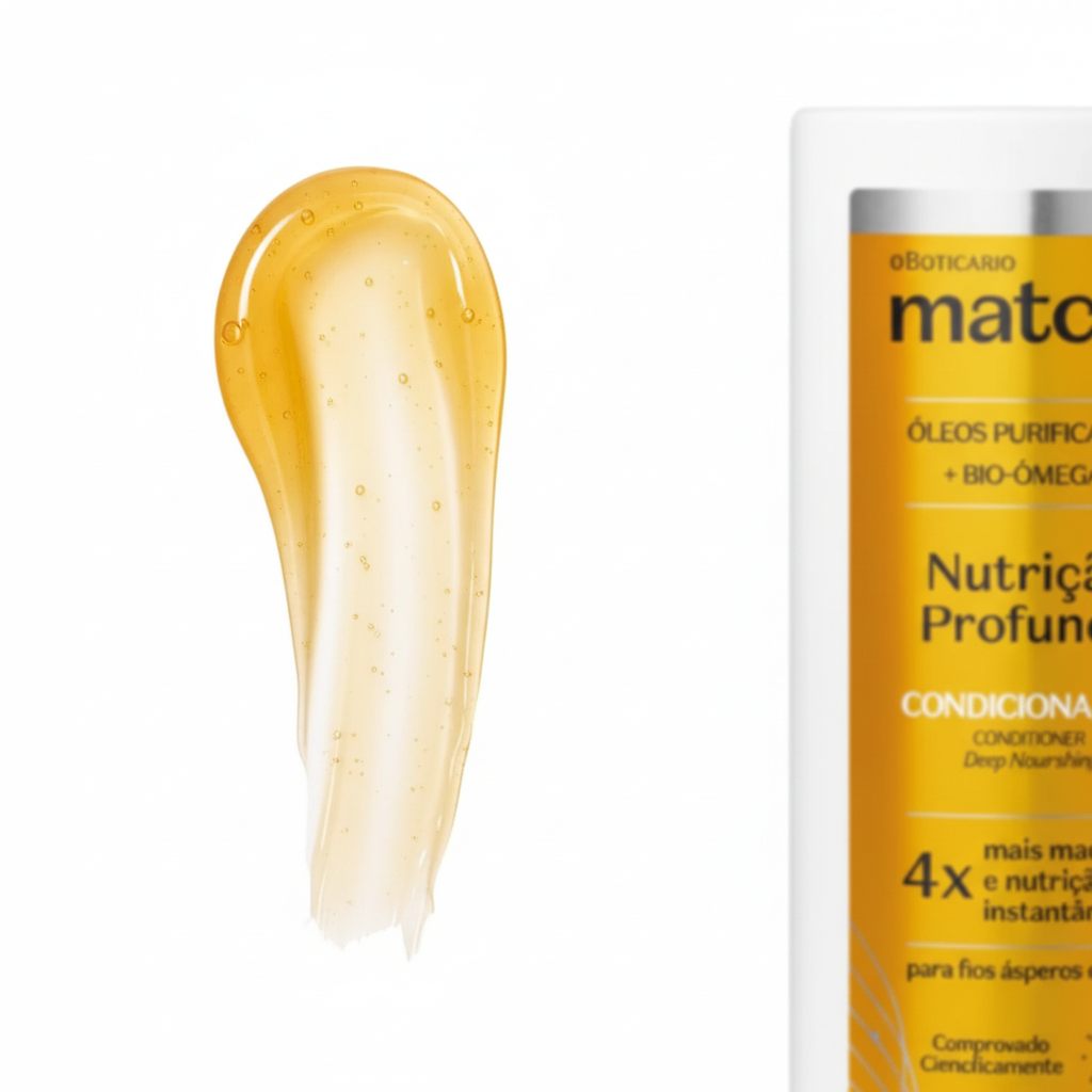Détail de la texture nourrissante du conditionneur