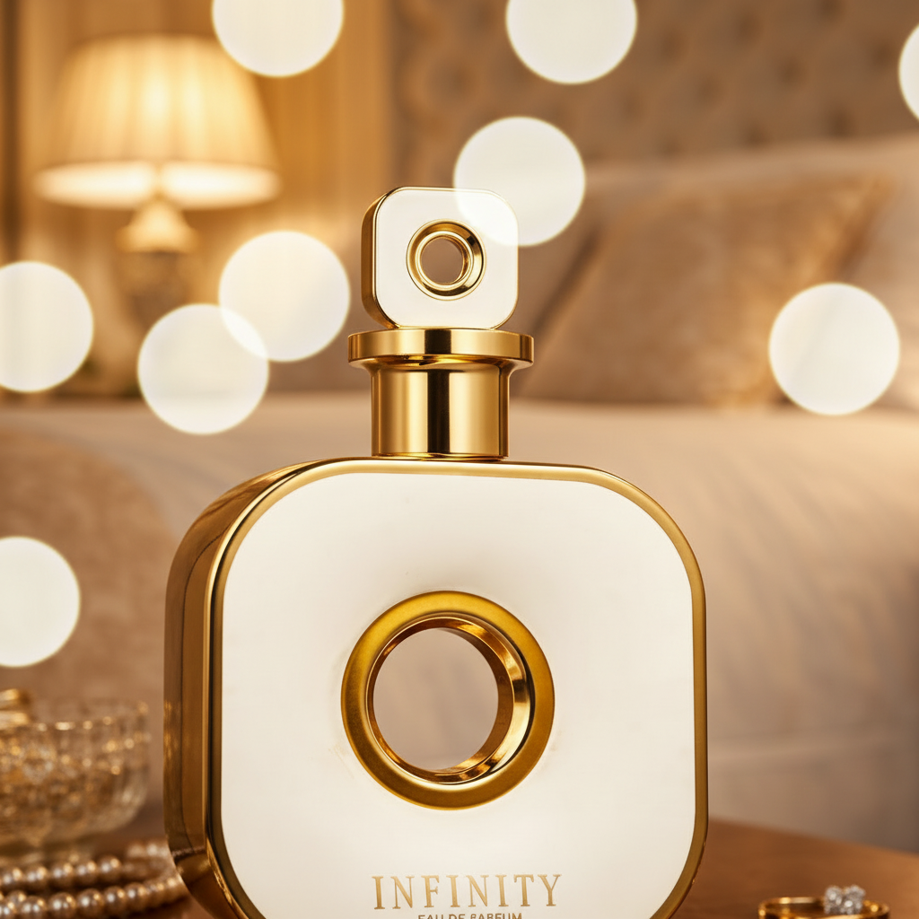 Armaf Infinity Gold Eau de Parfum 105ml - close-up do frasco