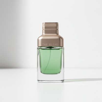 The Blend Cardamom close-up verde e prata