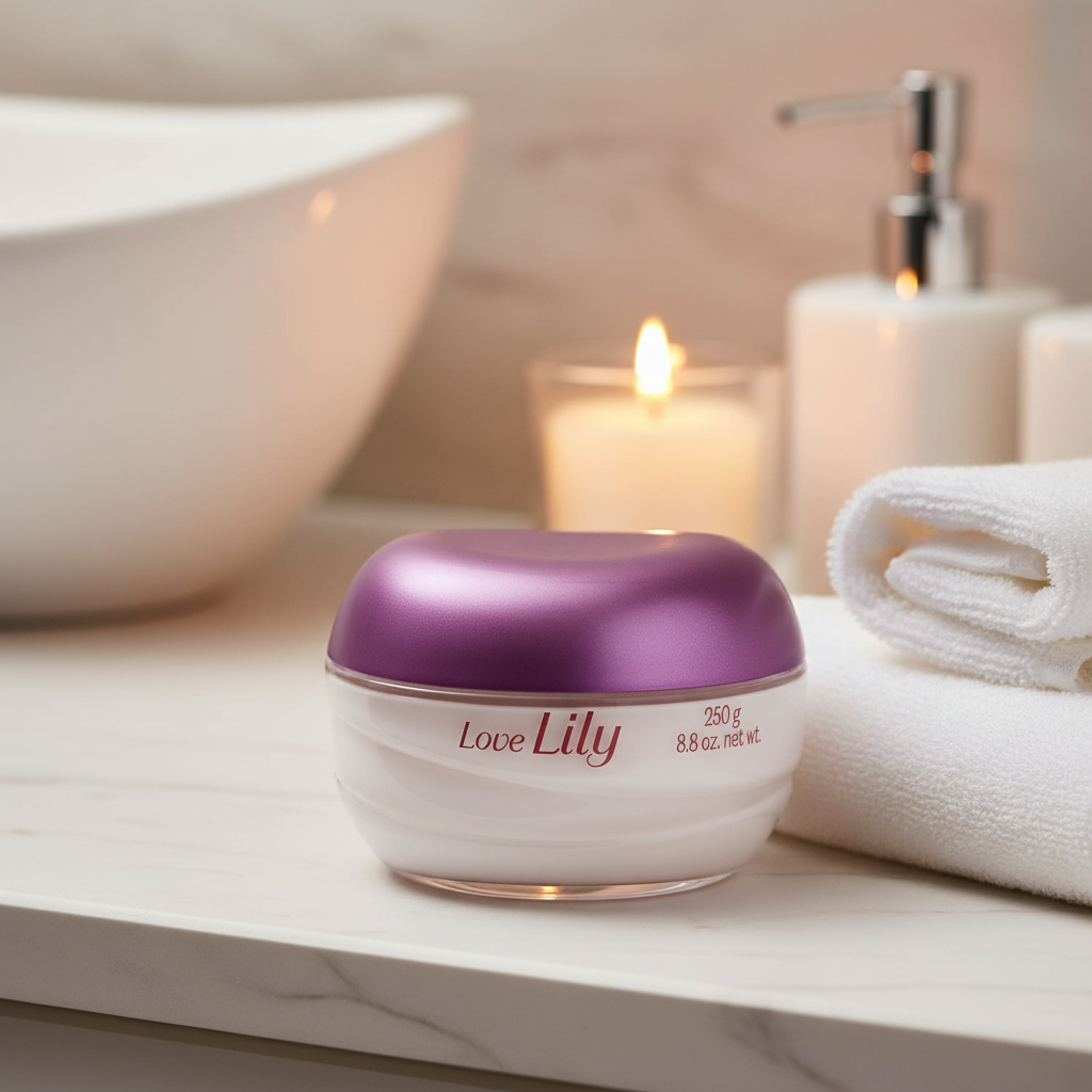 Love Lily Creme Hidratante Acetinado 250g - lifestyle spa