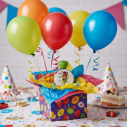 Apresentação de presente de aniversário