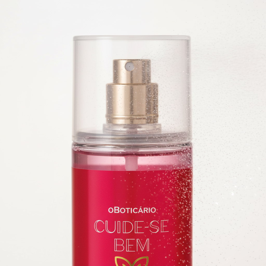 Body Splash Cuide-se Bem Fraise et Lait - Spray Refrescante