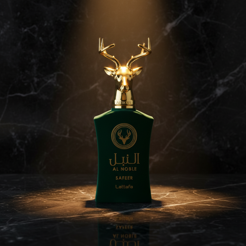 Lattafa Al Noble Safeer 100ml — mármore escuro