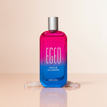 Egeo Dolce Illusion Eau de Toilette - superfície nude com pedras claras