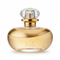 Lily Eau de Parfum, 75ml - Frasco dourado sobre fundo branco