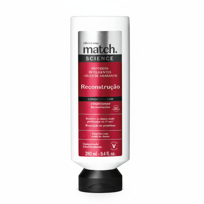 Après-shampoing Match Science Reconstruction 280 ml - Fundo Branco