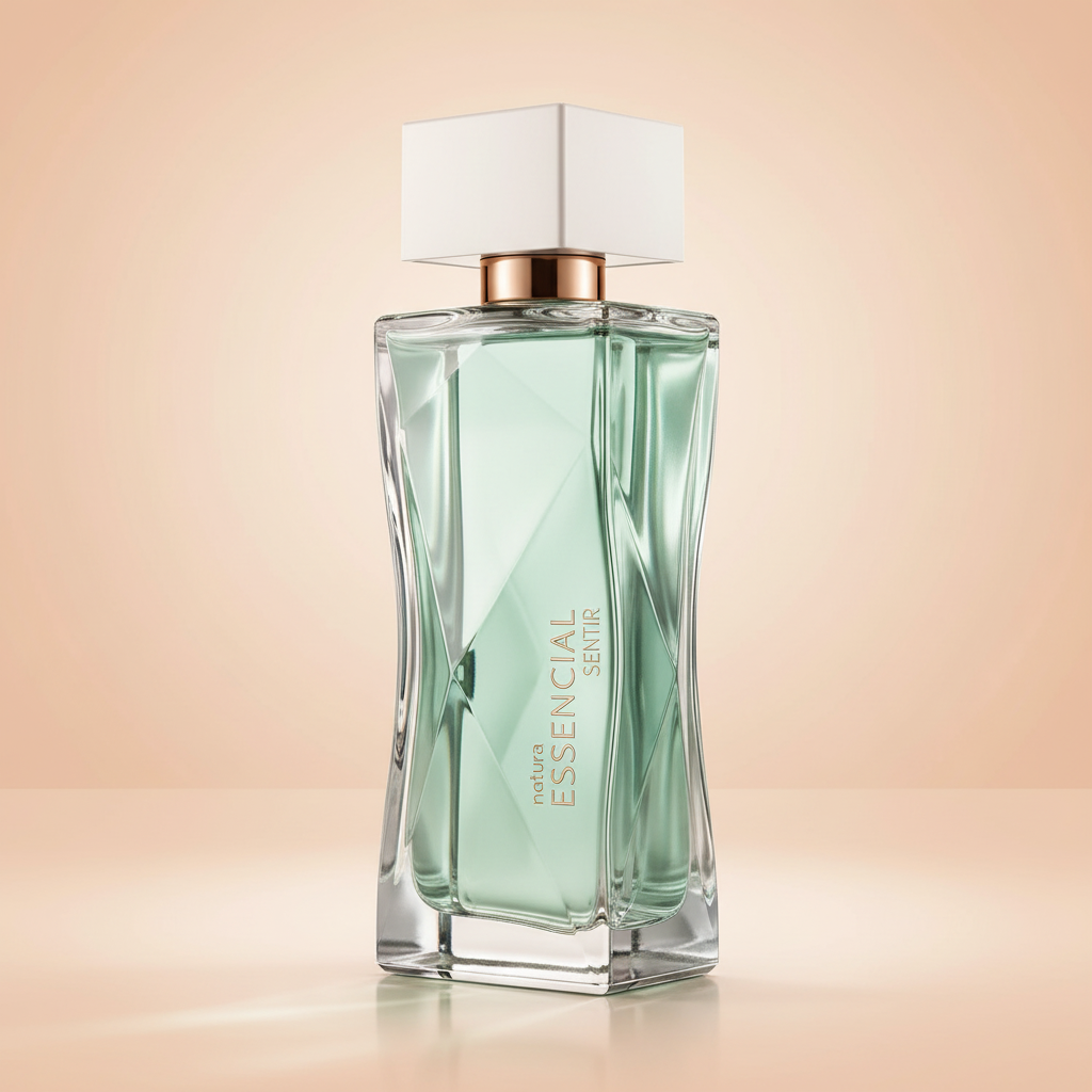 Essencial Sentir Feminino 100 ml - ângulo 45 graus fundo pêssego