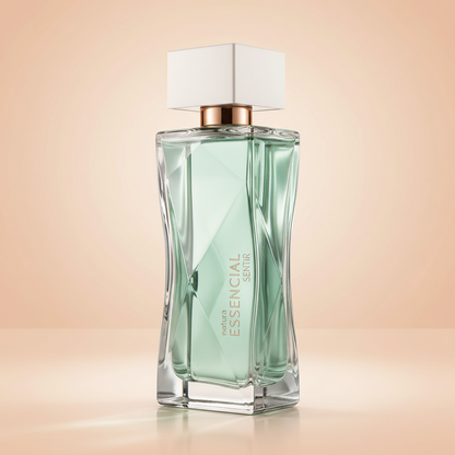Essencial Sentir Feminino 100 ml - ângulo 45 graus fundo pêssego