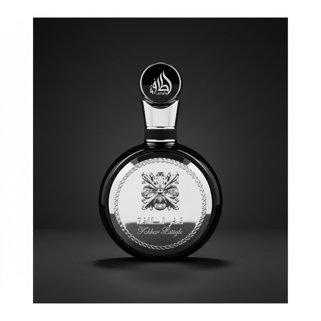 Lattafa Fakhar Black - Superfície Escura Masculina