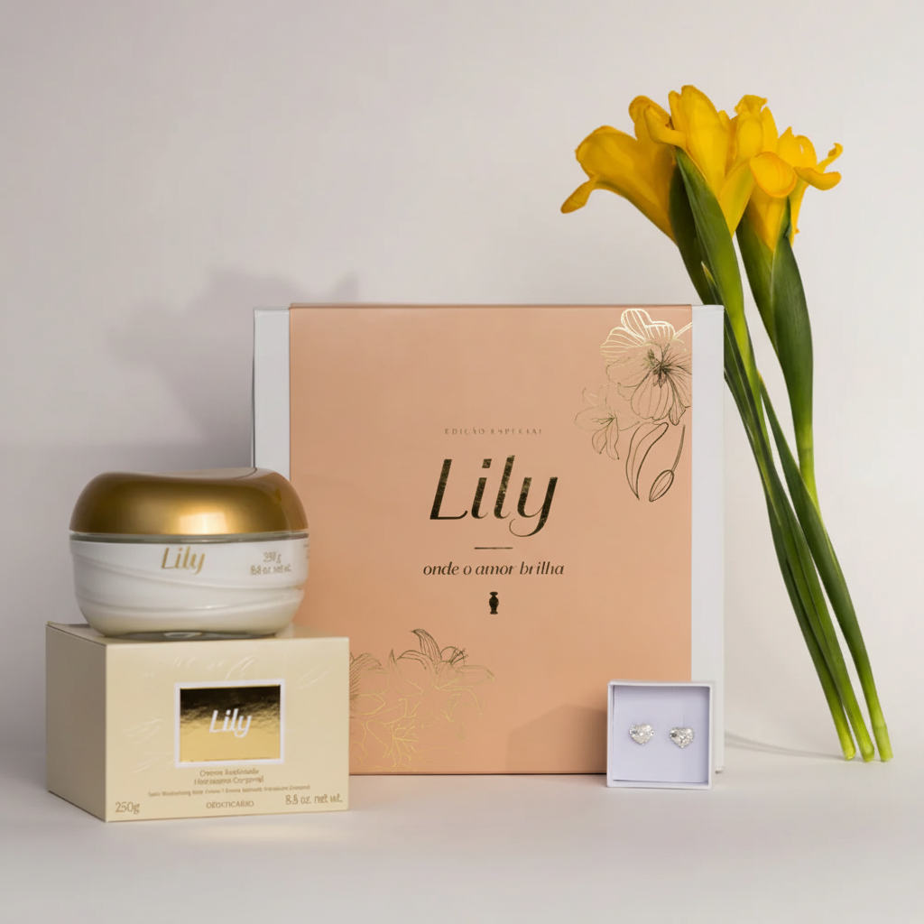 Coffret Lily Swarovski - Lifestyle Flores Amarelas