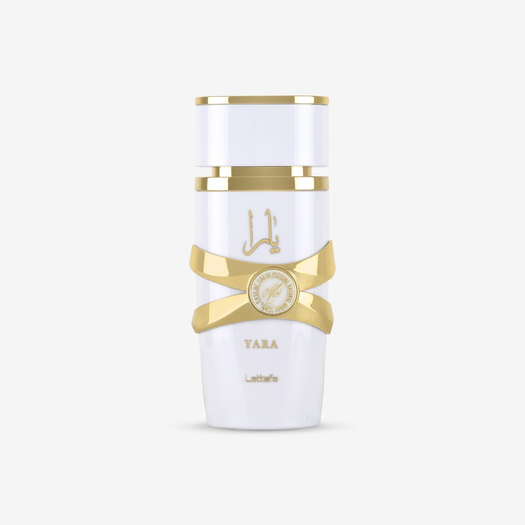 Lattafa Yara Moi 20 ml em fundo branco
