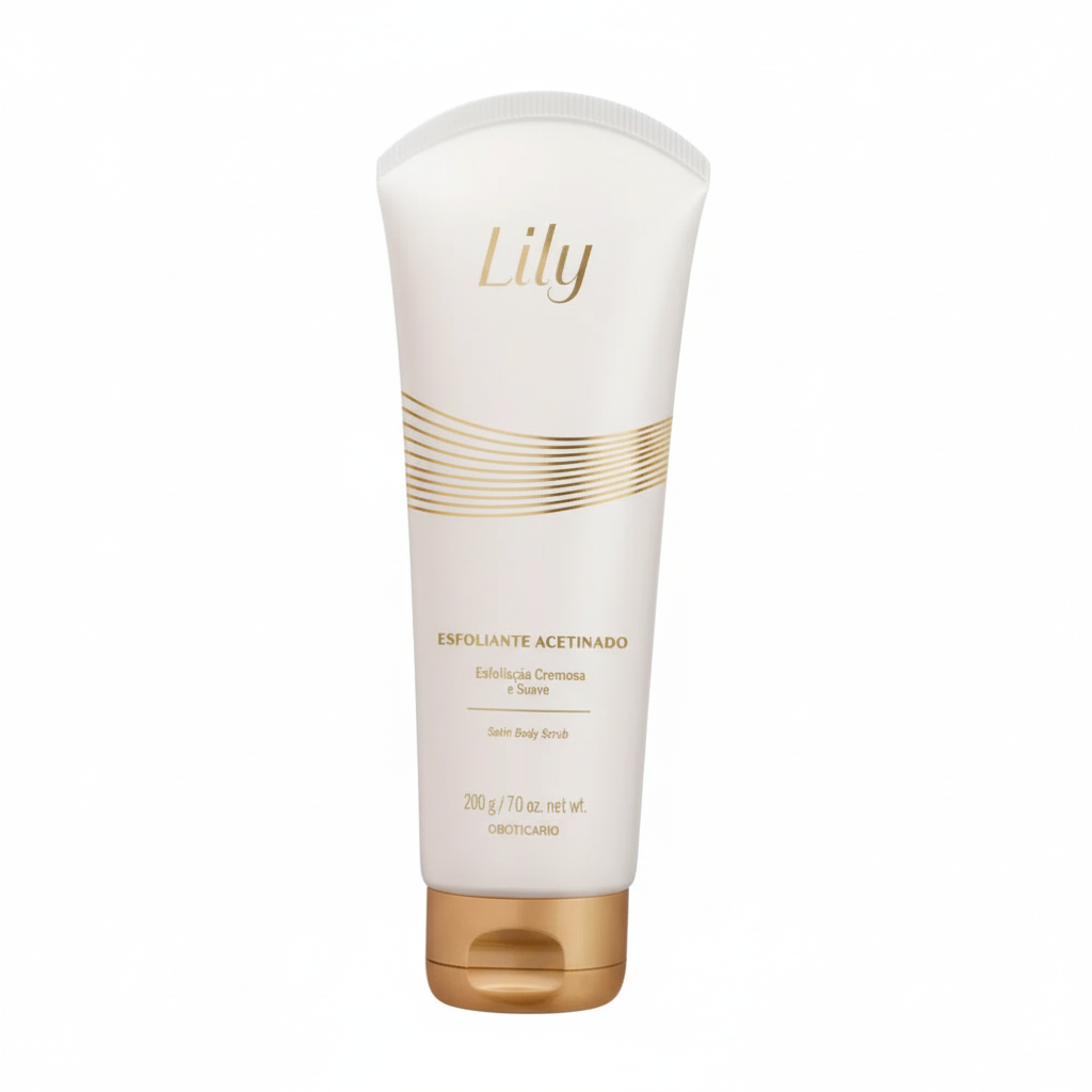 Gommage Hydratant Satiné Lily - Detalhe do Tubo
