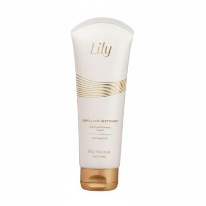 Gommage Hydratant Satiné Lily - Detalhe do Tubo