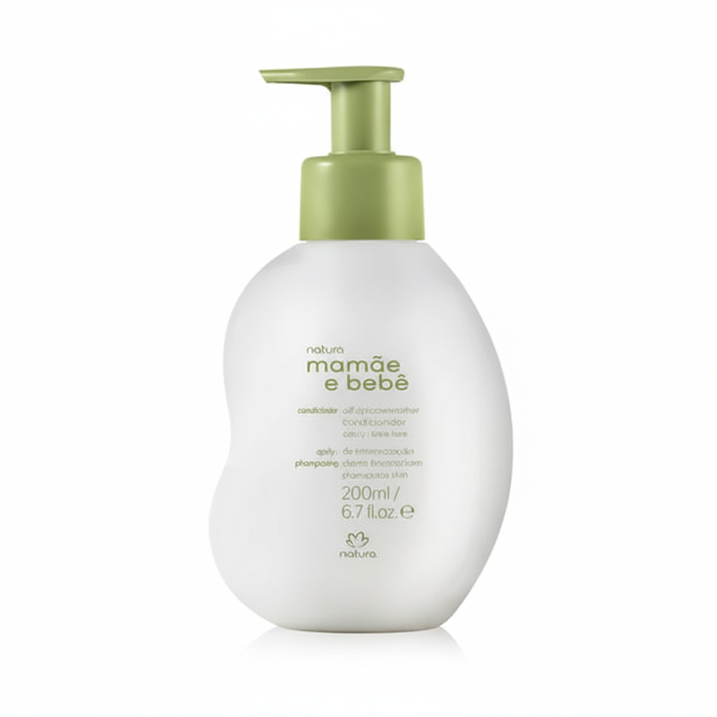 Conditionneur Mamãe Bebê Natura 200ml - Vue principale sur fond blanc
