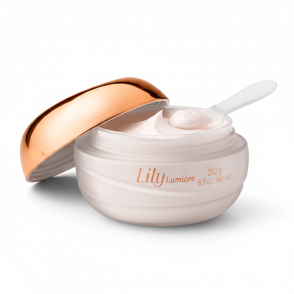 Lily Lumière Creme Acetinado 250g textura close-up
