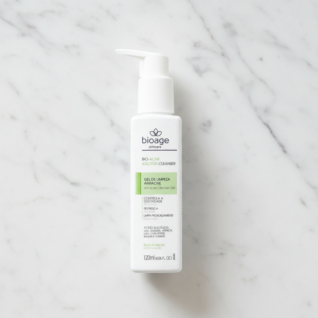 Bioage Bio-Acne Solution Cleanser - lifestyle mármore
