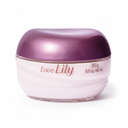 Love Lily Creme Hidratante Acetinado 250g - fundo branco