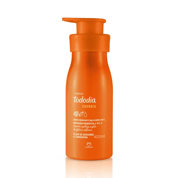 Crème Corps Énergisante 2 en 1 Tododia Energia Natura 400ml