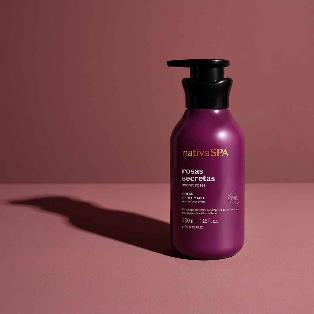 Nativa SPA Rosas Secretas com luz lateral e sombra