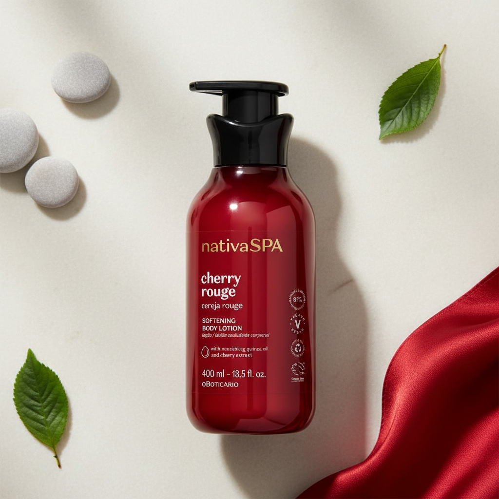 Loção Corporal Aveludada Nativa Spa Cereja Rouge - Lifestyle