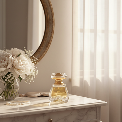 Elysée Blanc EDP – coiffeuse boudoir féminin