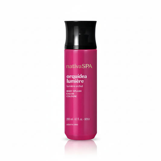 Body Splash Nativa SPA Orquídea Lumière 200ml - fundo branco gerado