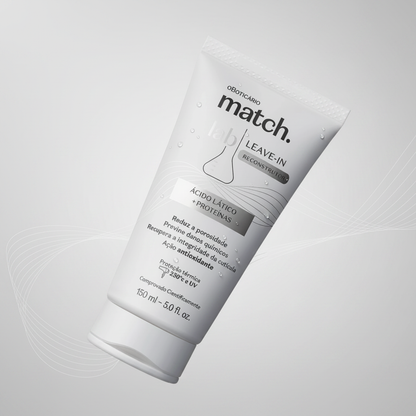 Leave-In Reconstrutor Match Lab 150ml - degradê cinza