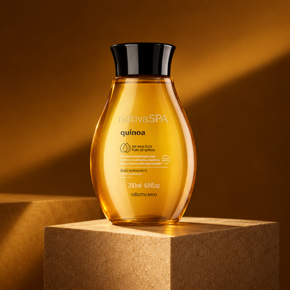 Nativa SPA Quinoa Óleo Hidratante O Boticário - composição arquitetônica