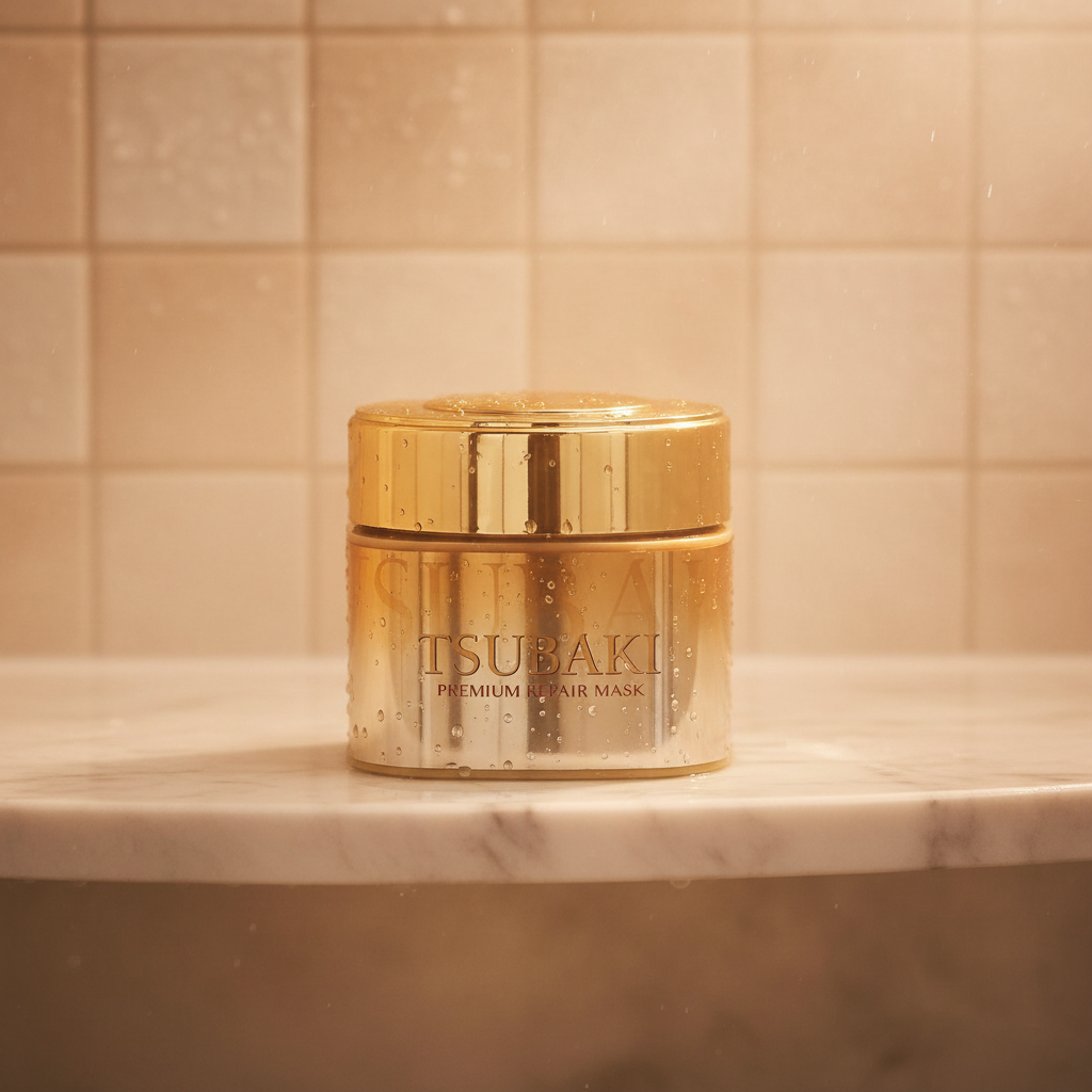 TSUBAKI Premium Repair Mask prateleira de chuveiro em mármore