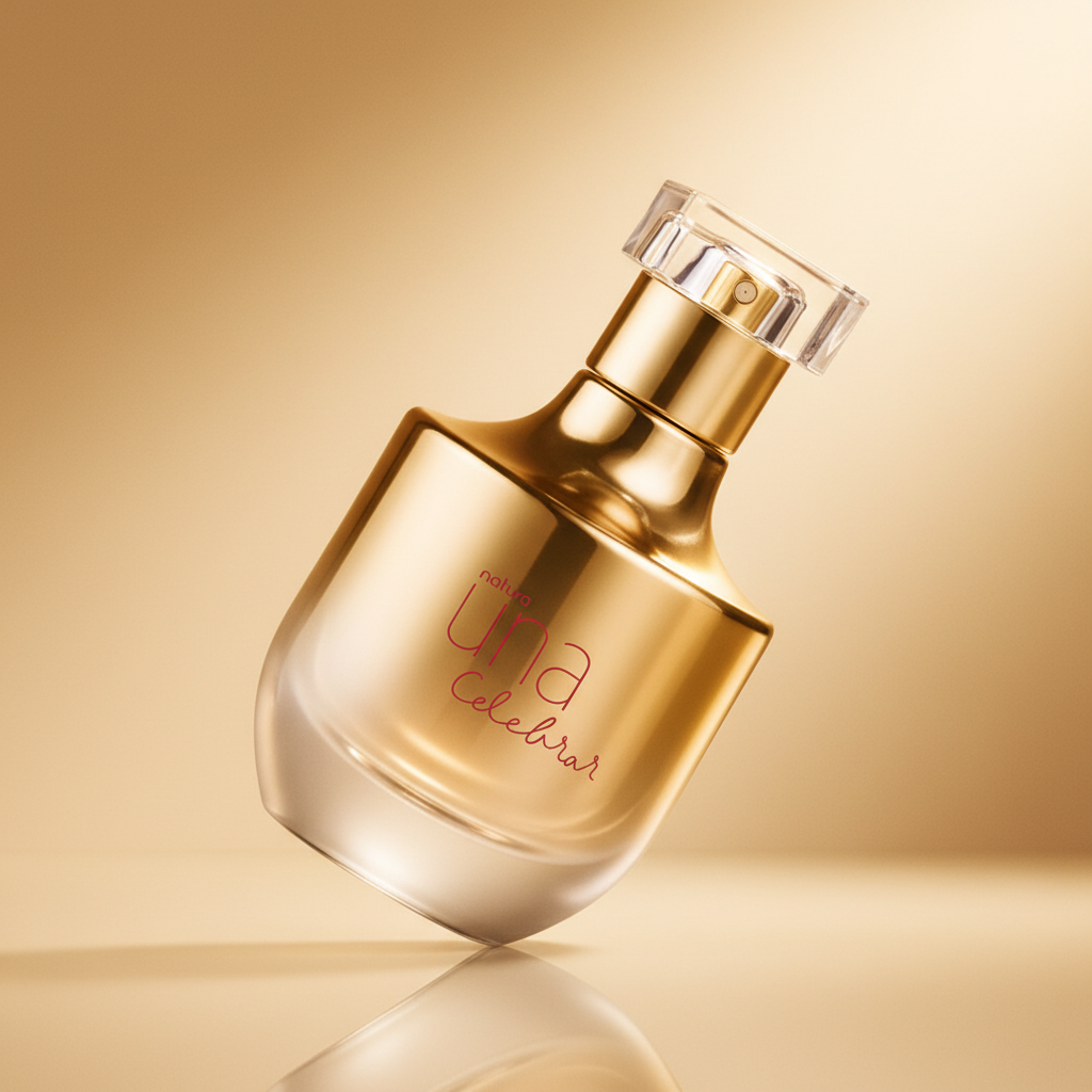 Natura Una Celebrar Eau de Parfum Feminino 75ml – Degradê Dourado
